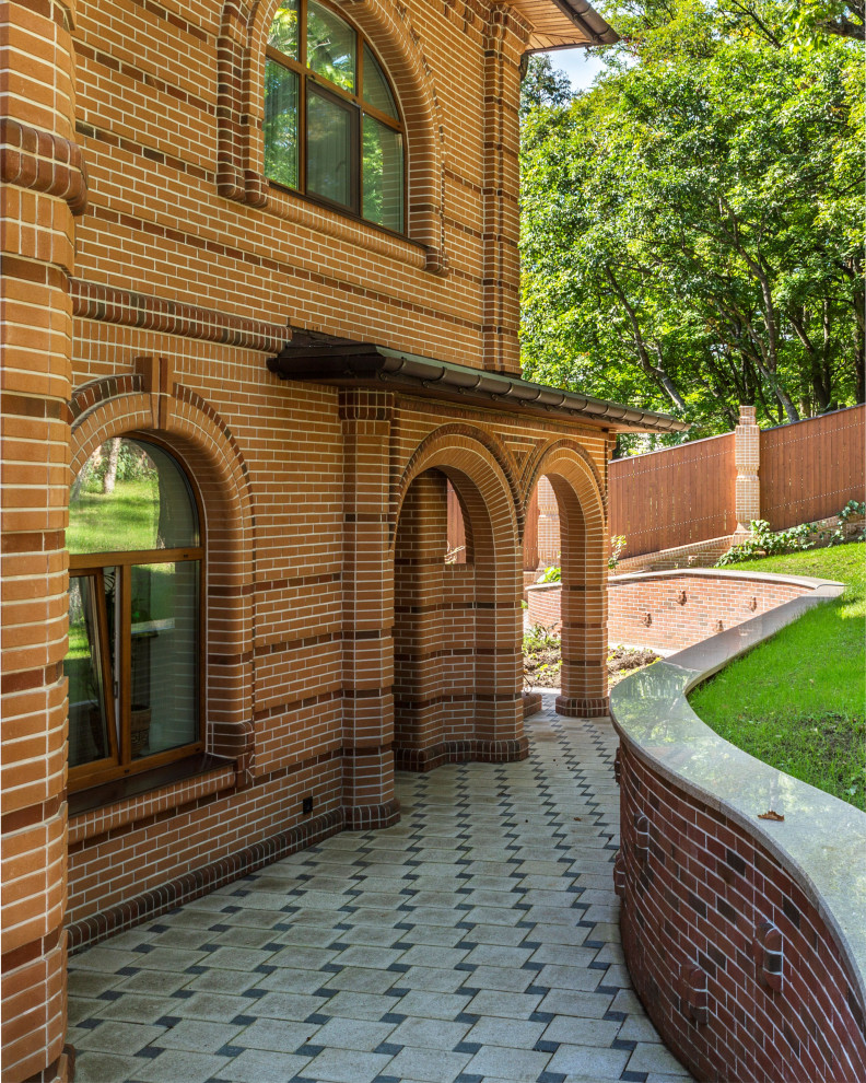 Загородный дом (усадьба) из кирпича