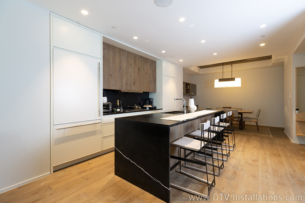 Contemporary kitchen in New York.