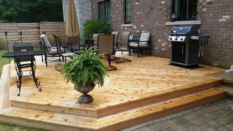 Deck Addition Traditional Deck Chicago by General Masonry