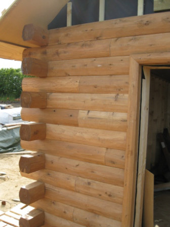 Butt And Pass Corners With A Full Log Look And Feel Rustic