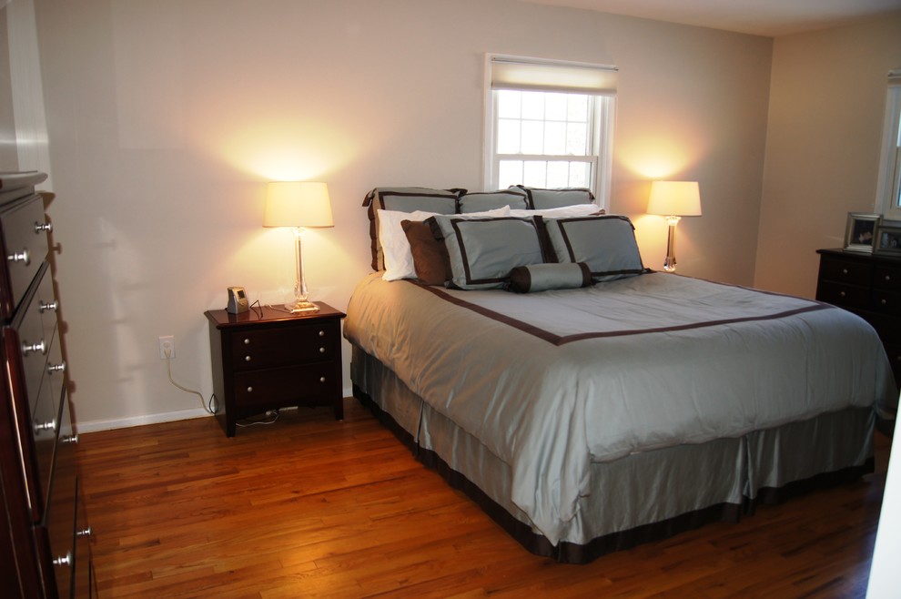 Help with Window Treatment Uncentered Behind Bed