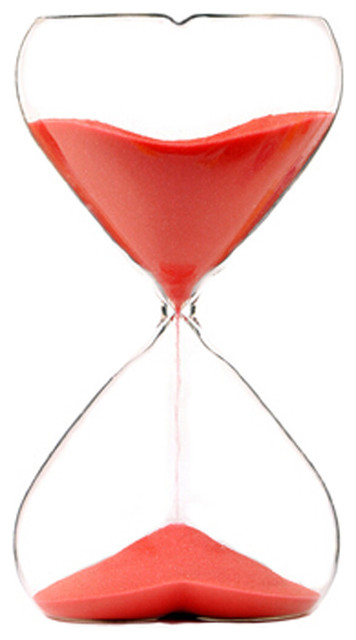 Heart Shape 15 Minute Countdown Timer Hourglass Sand Timers, Red -  Contemporary - Decorative Objects And Figurines - by Blancho Bedding | Houzz