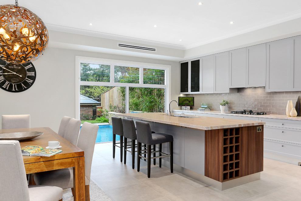 Inspiration for a traditional kitchen in Sydney.