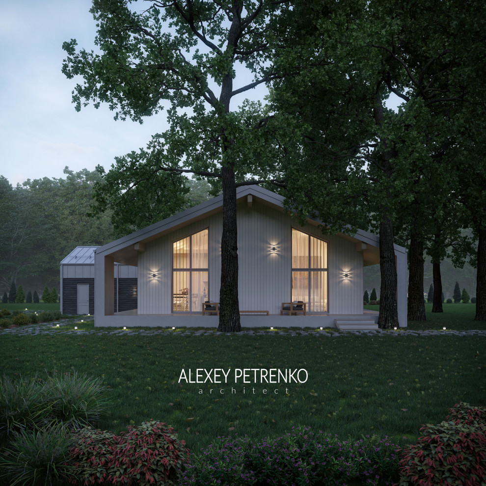 Проект дома в стиле барнхаус в Воронежской области