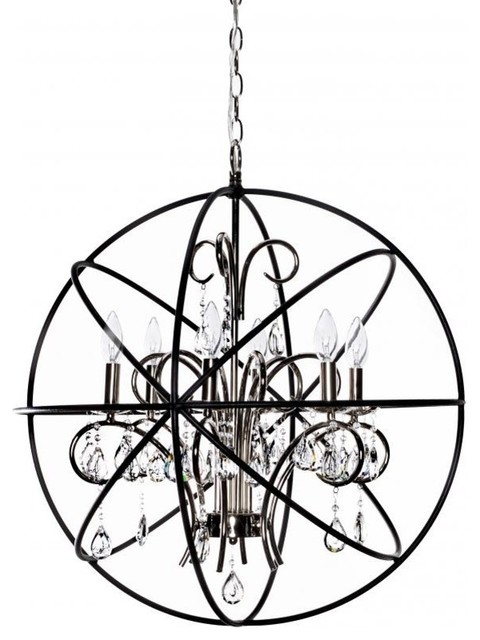 Maxim Orbit 6 Light Up Chandelier Traditional Chandeliers By Maxim Orbit 6 Light Chandelier Traditional Chandeliers