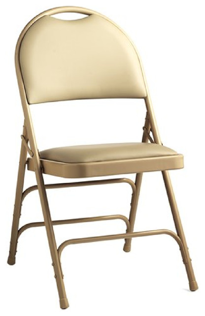Comfort Series Padded Seat And Back Folding Chair Set Of 4 Chairs