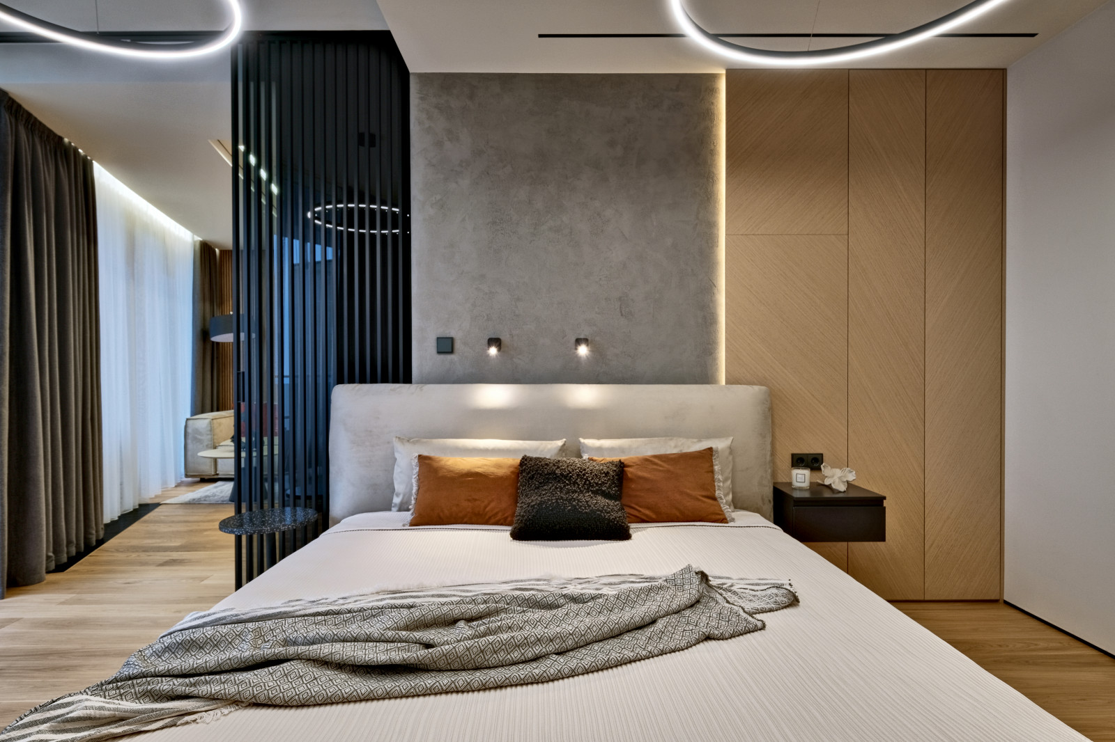 Фото. Роскошные ВИП апартаменты, Сан Сити, 55м, Теплый минимализм