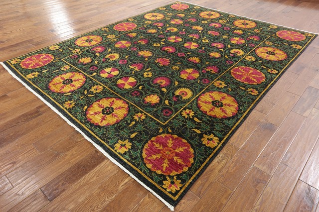 William Morris Hand-Knotted Wool Area Rug, 8'1"x10'7"