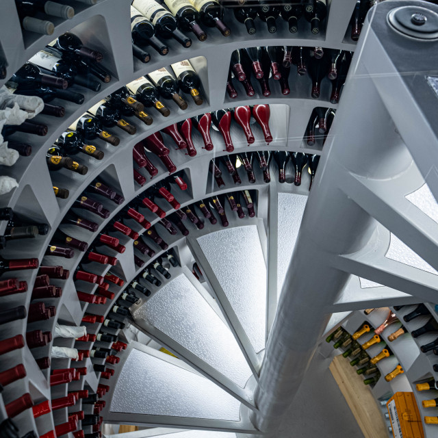 The Ultimate Spiral Wine Cellar Modern Wine Cellar Miami By Genuwine Cellars Houzz Ie