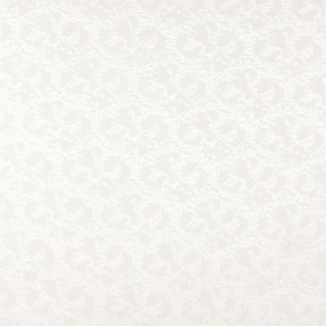 White Metallic Shiny Patterned Faux Leather By The Yard