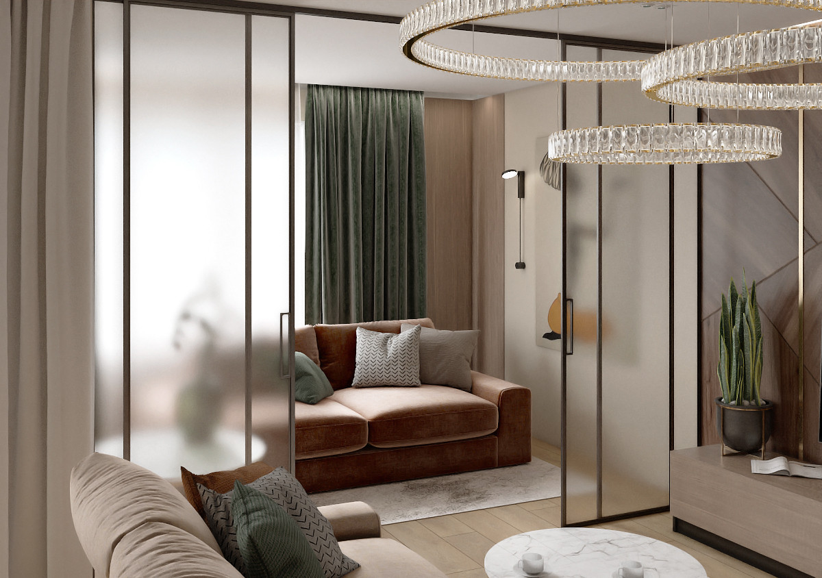 Гостинная в современном стиле 2