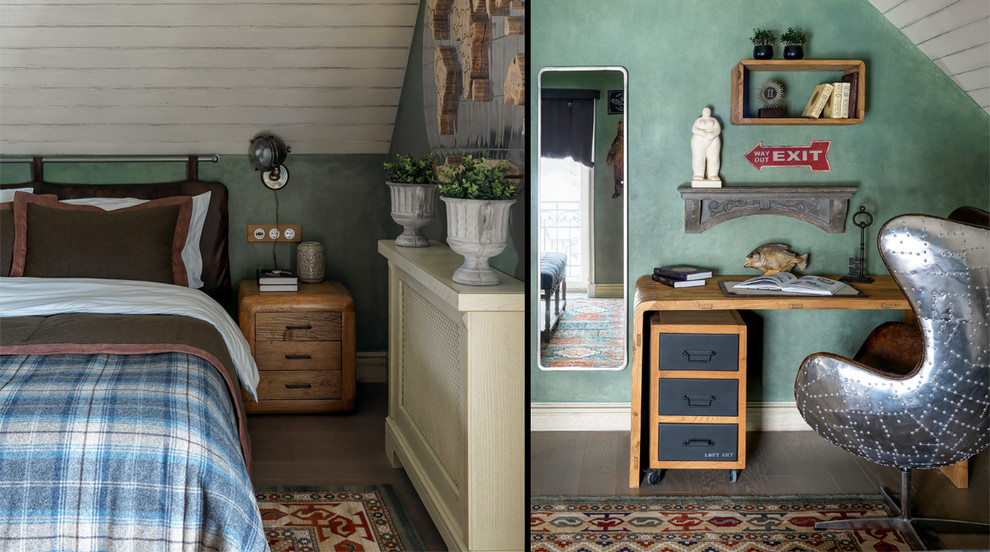 Комната молодого человека в стиле лофт