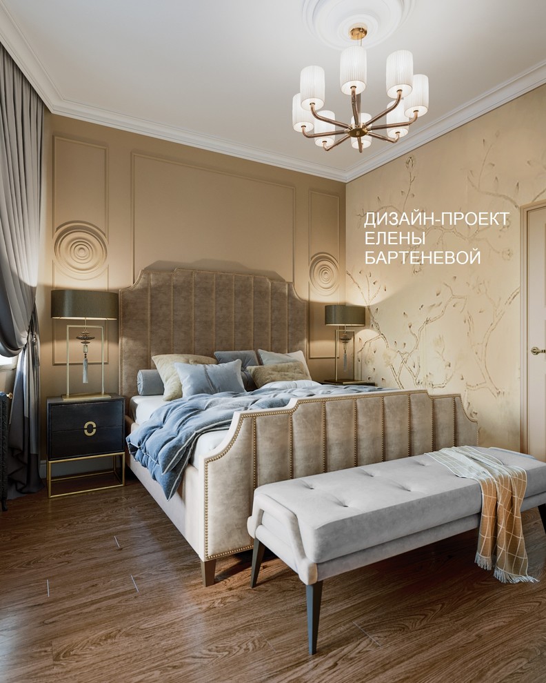 Кровать Люмьер в интерьере