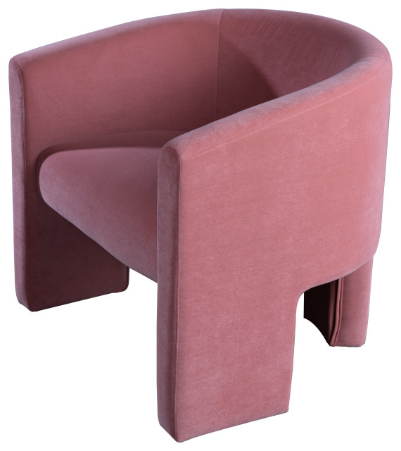 Leblon Barrel Chair On Rose Contemporary Armchairs And Accent Chairs By Statements By J