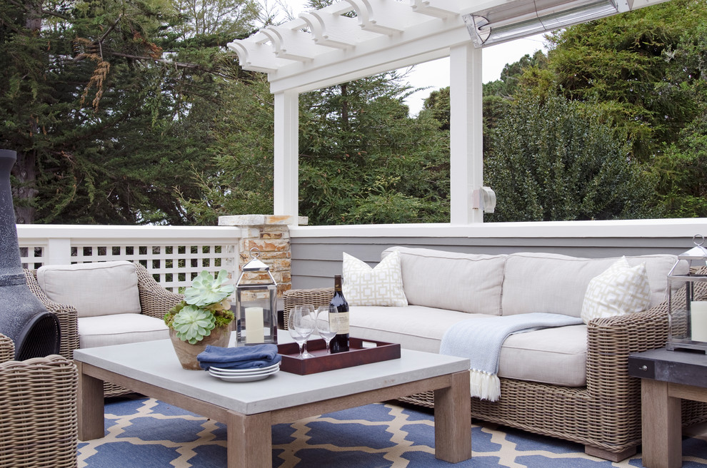 Inspiration for a coastal deck remodel in San Francisco