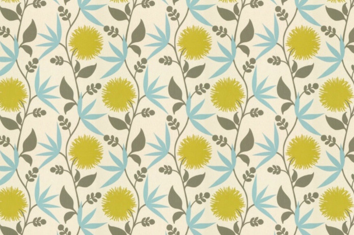 Thomas Paul Fabric: Dahlia/Aegean