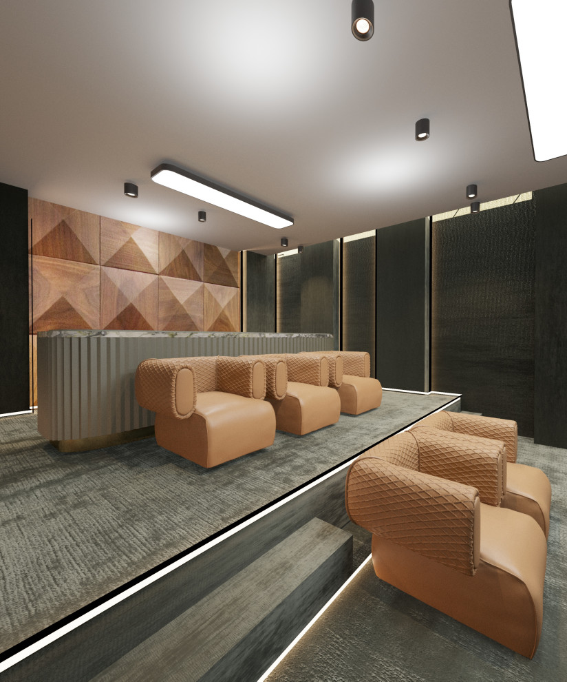 Интерьер домашнего кинотеатра