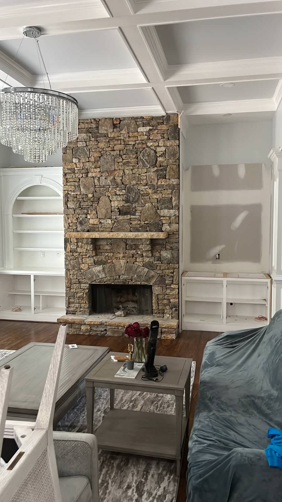 fireplace Family & Bookshelves Design project