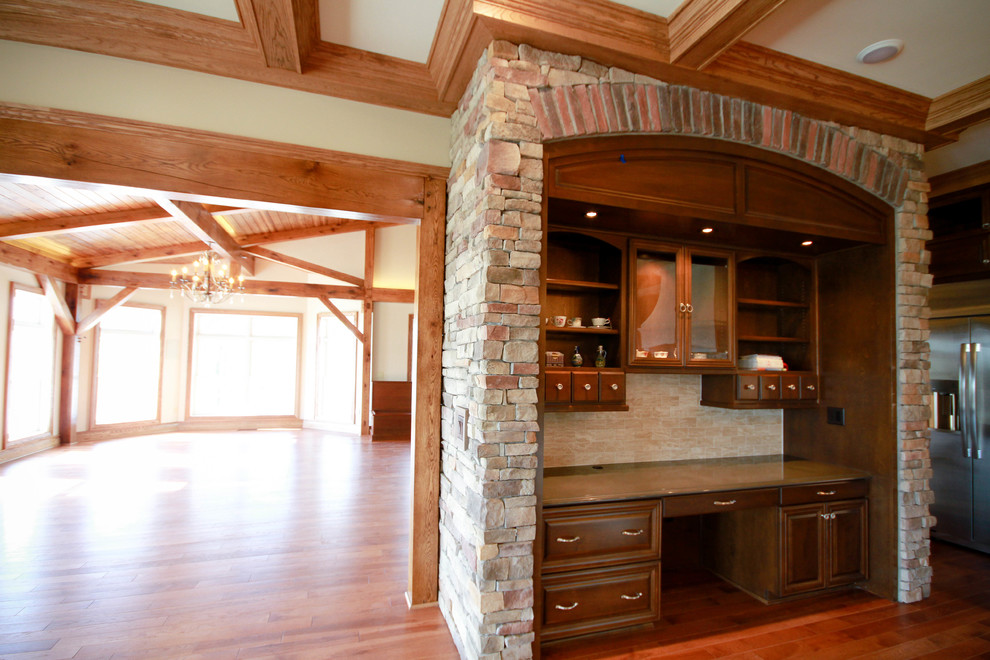 Timber Frame House Addition on Ridge Road