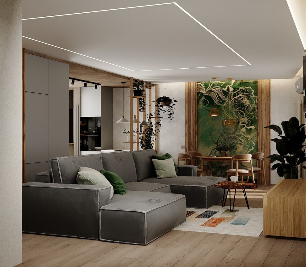 Интерьер квартиры (140 м2) в скандинавском стиле