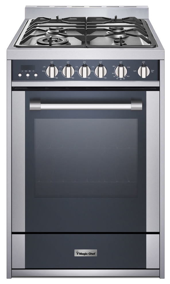 24-In. Freestanding Gas Range With 2.7 Cu. Ft. Convection Oven