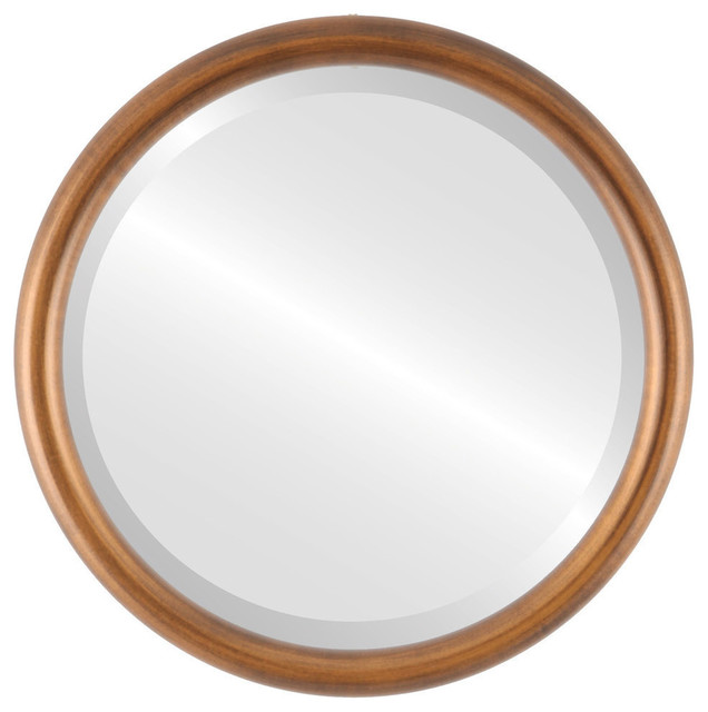 Pasadena Framed Round Mirror Transitional Wall Mirrors By Pasadena Framed Round Mirror