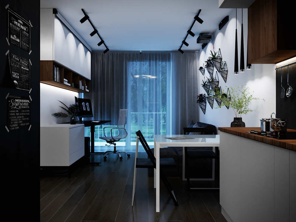 Black&White Apartment in Krakau