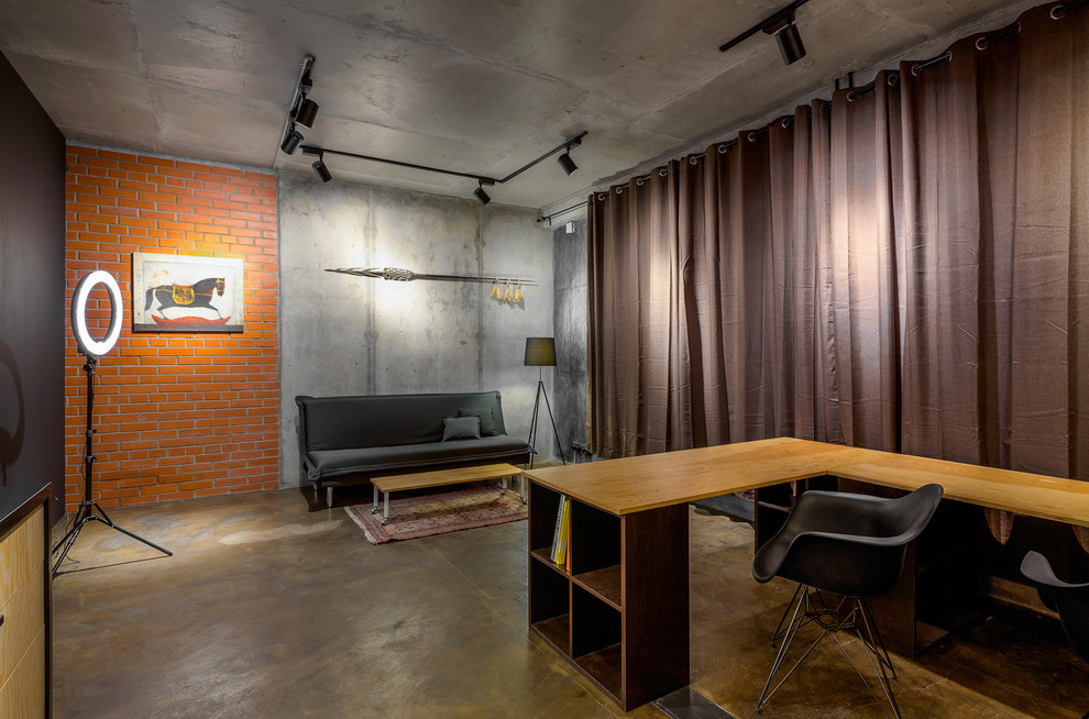 Бетонные полы в интерьере