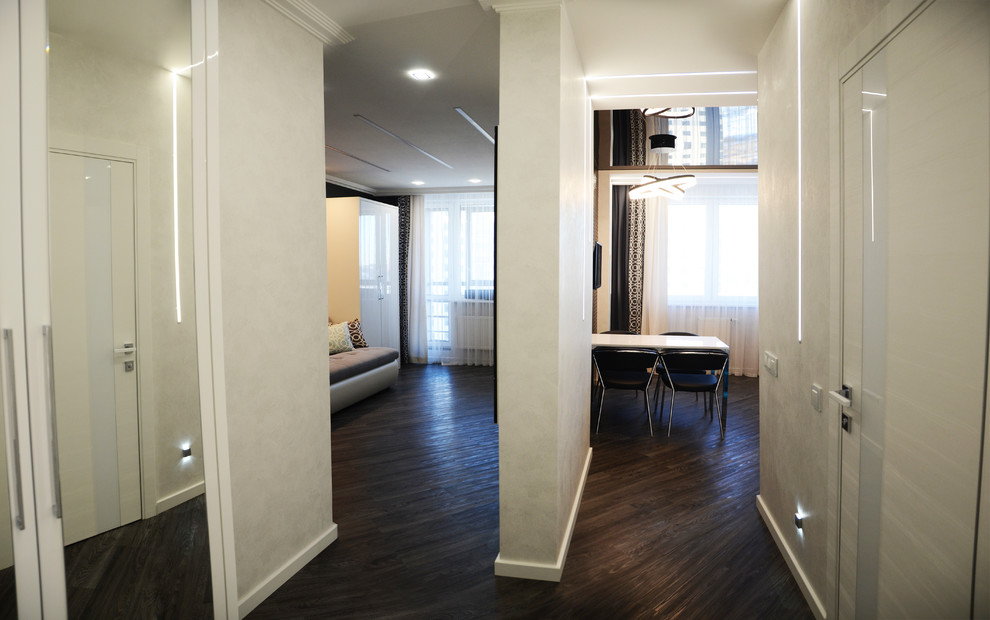 Черно-белый интерьер