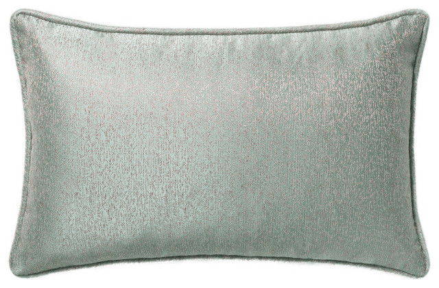 Linum Home Textiles Pixel Decorative Pillow Cover, Aqua, Lumbar