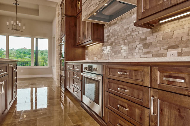 Hill Country Transitional fusion-kitchen