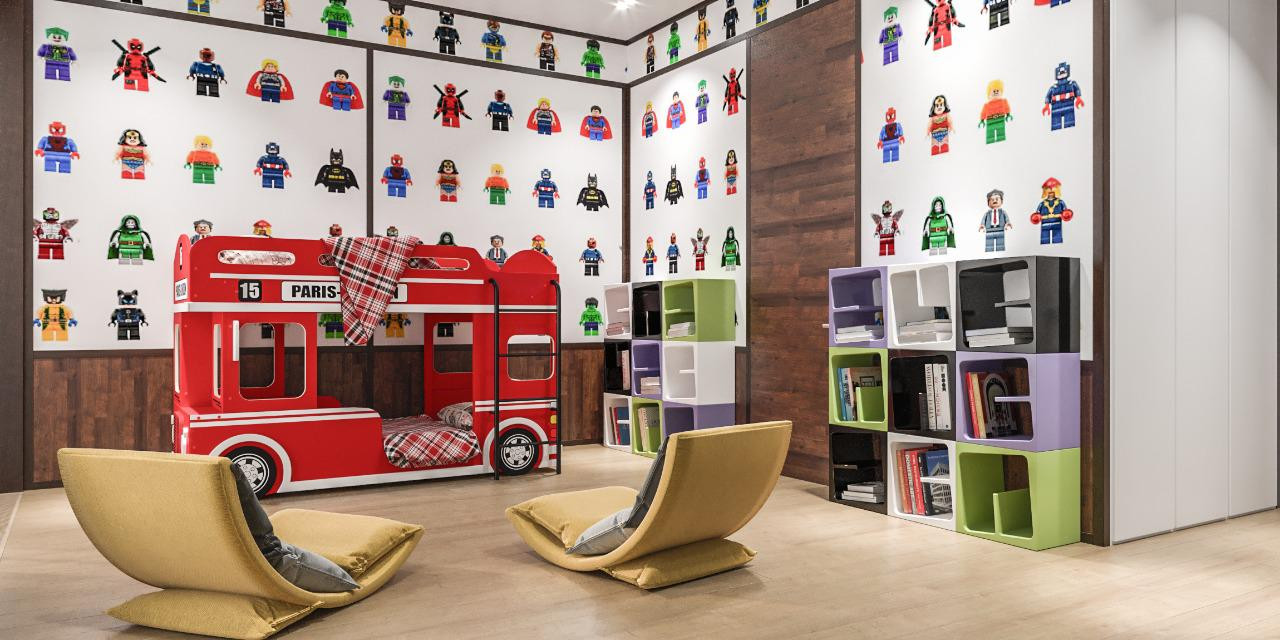 Проект игровой комнаты в частном доме