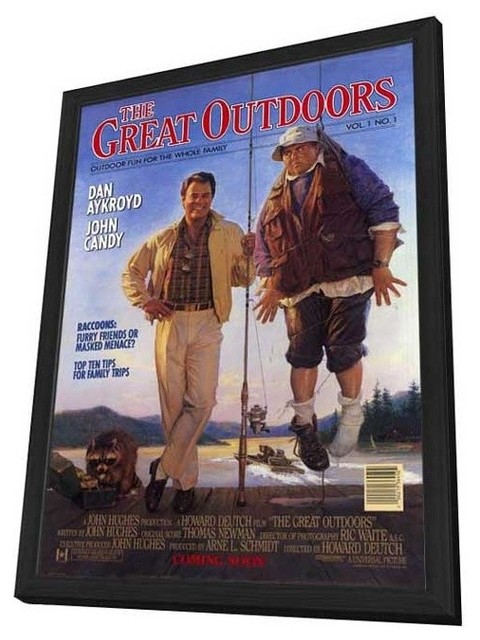 The Great Outdoors 27 x 40 Movie Poster - Style A - in Deluxe Wood Frame