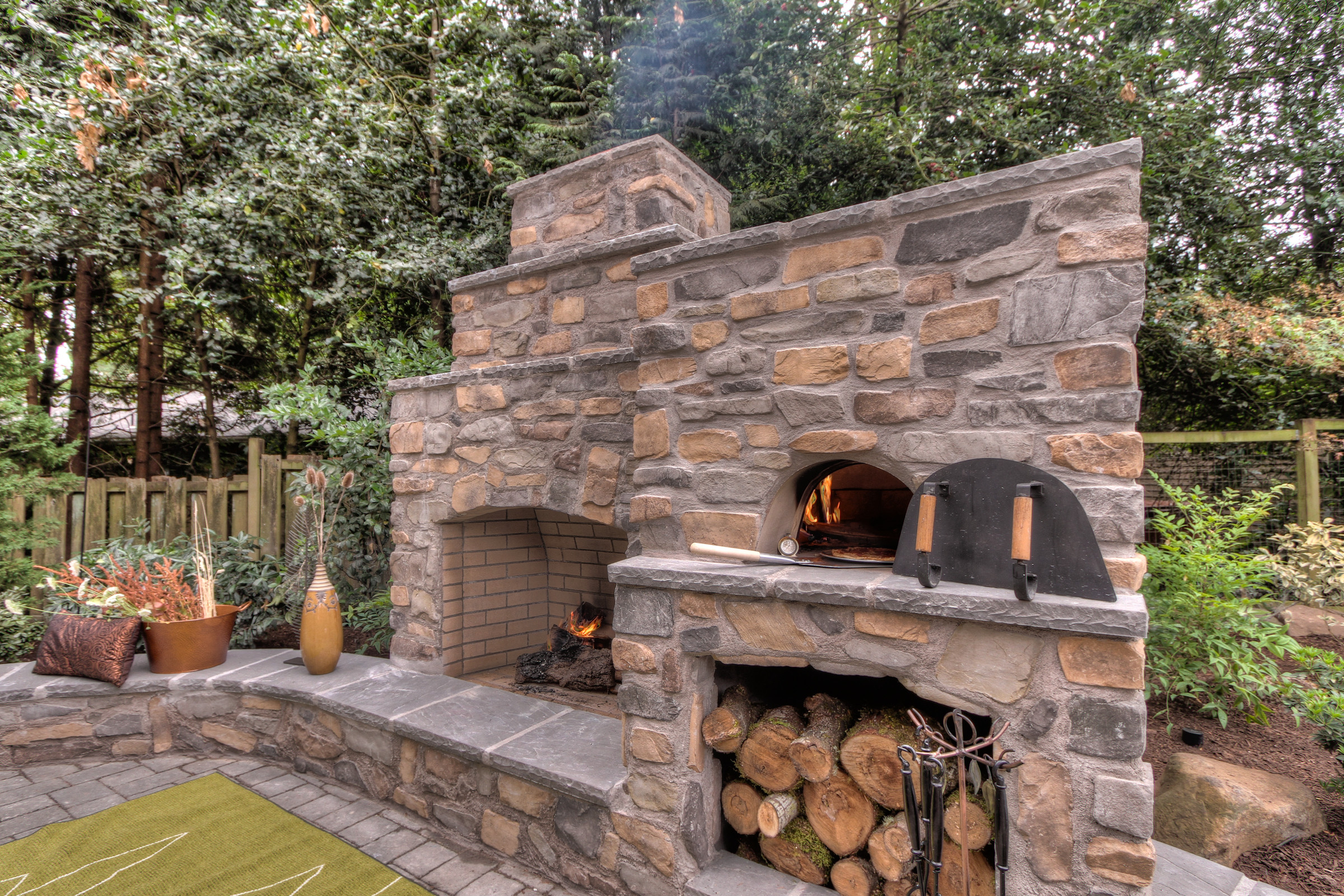 Outdoor Fireplace With Pizza Oven, Outdoor Fireplace And Pizza Oven Ideas