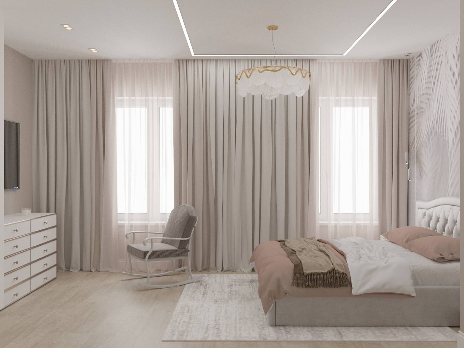 Спальня современная классика