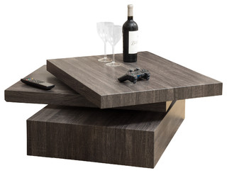 contemporary coffee table. haring square rotating coffee table - contemporary tables by gdfstudio houzz