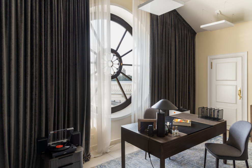 Речной вокзал. Дизайн штор.