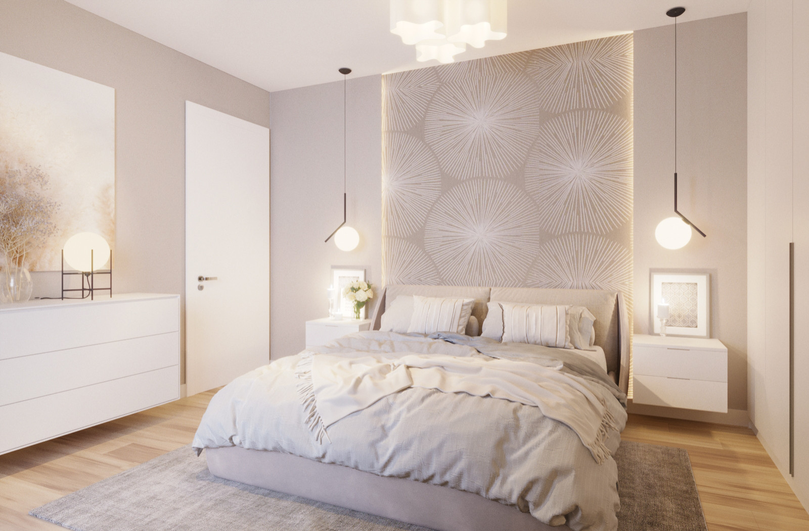 Квартира ЖК 5 столиц. Спальня