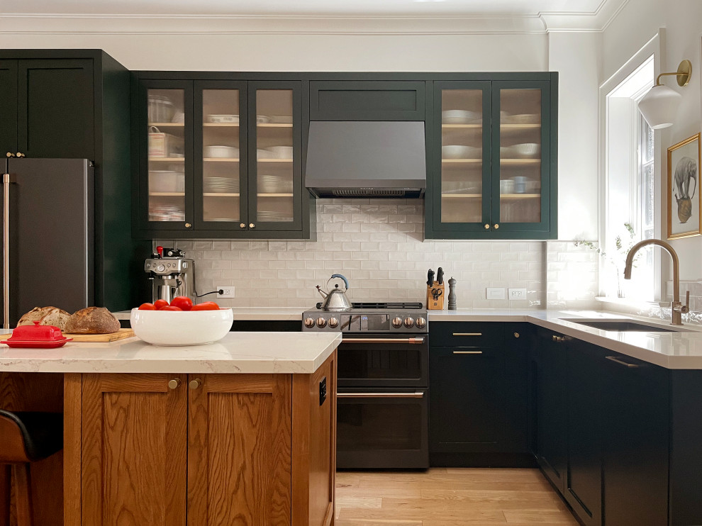 Kitchen - transitional kitchen idea in Toronto