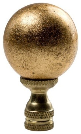 gold lamp finial