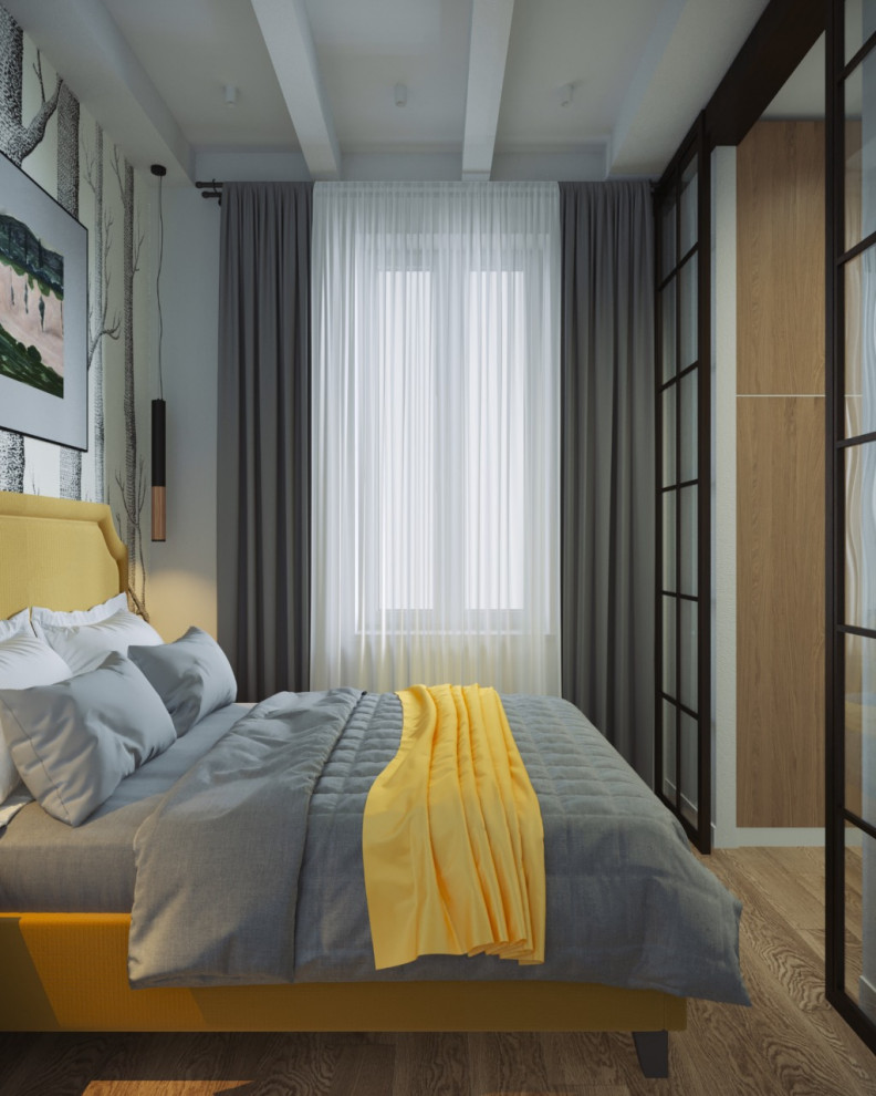 Сталинка с горчичным потолком