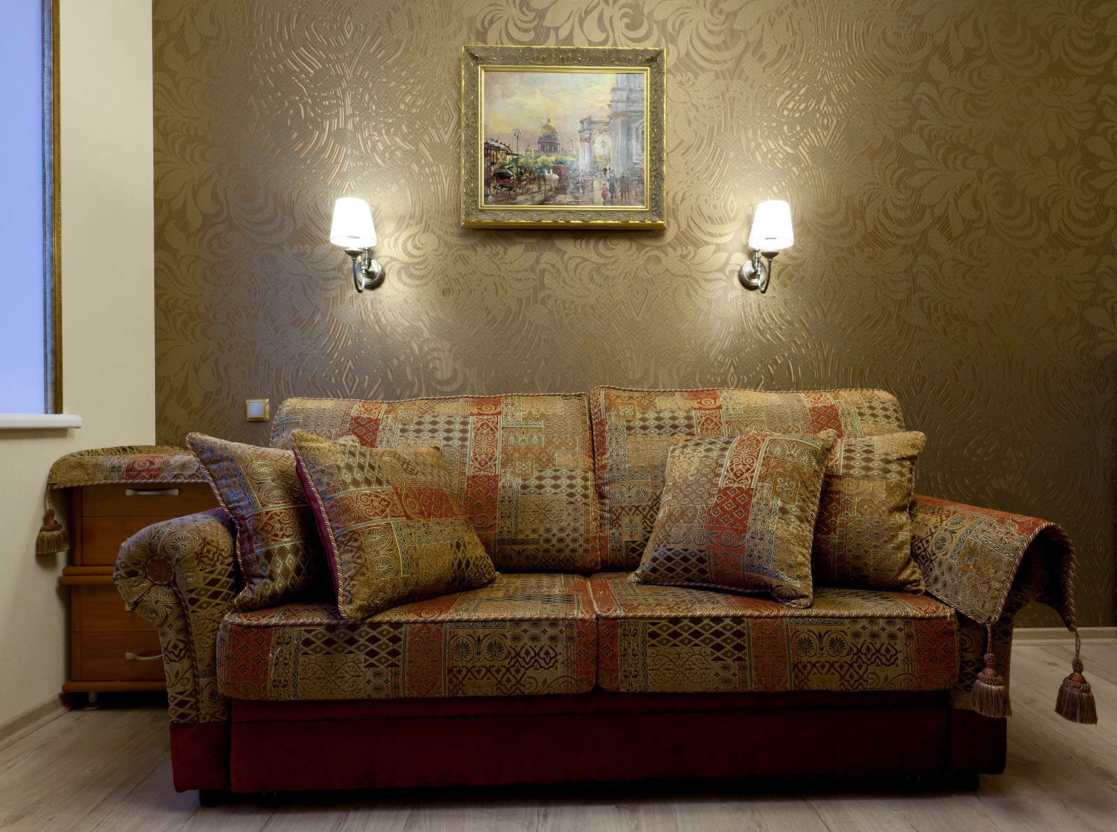 Американская классика. Фотографии гостиной.