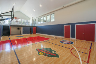Create Your Own Mini Basketball Court with This Indoor Sport Hall Design