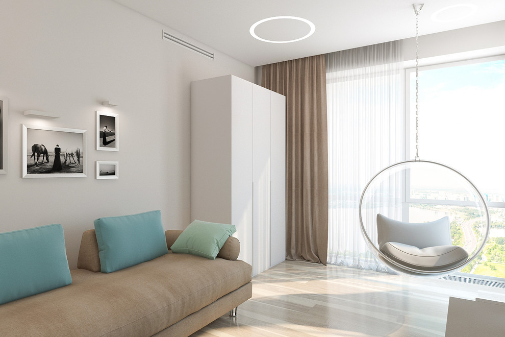 Проект квартиры ЖК "Алые Паруса" (3D визуализации)