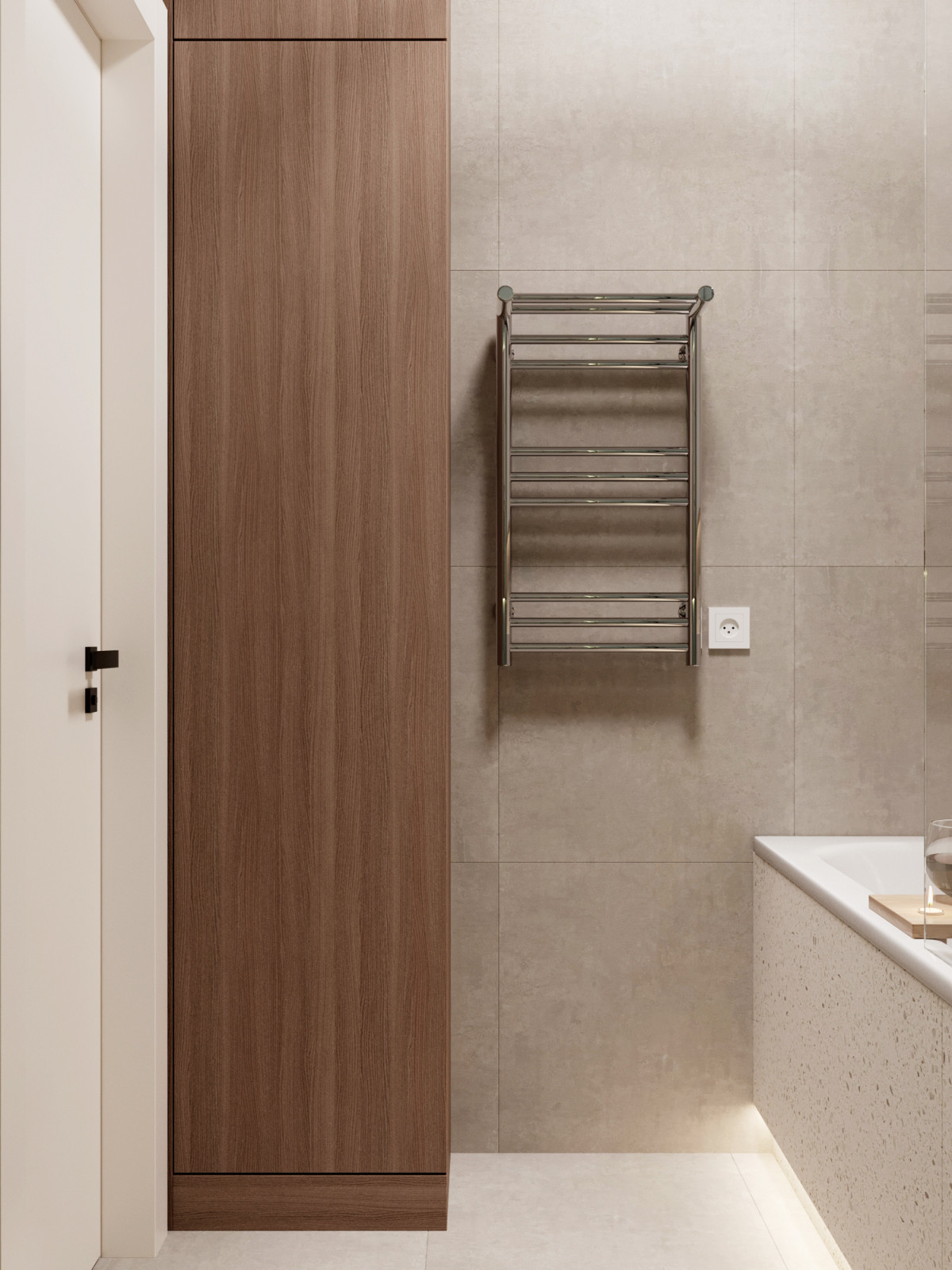 Трехкомнатная квартира в городе Дубнаа