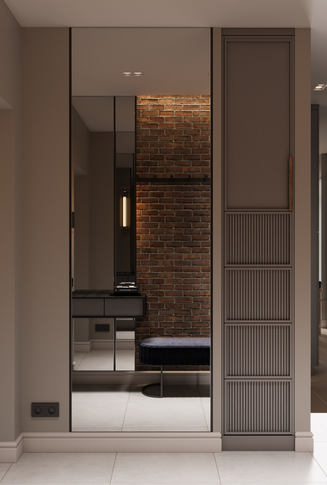 Дизайн-проект квартиры 60 кв.м в  стиле Петербургский Лофт