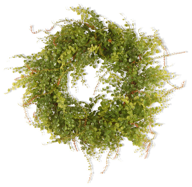 22" Garden Accents Boxwood Berry Wreath