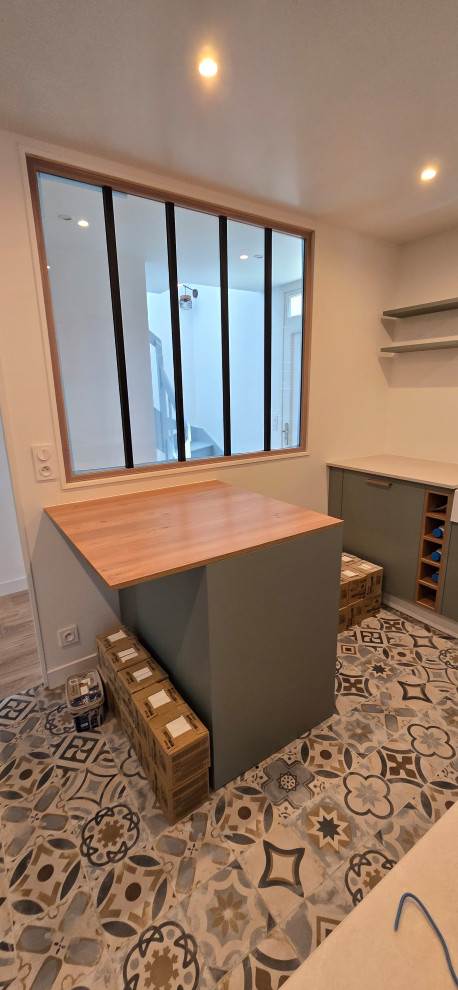 Rénovation complète d'une maison à PLAIZIR: cuisine