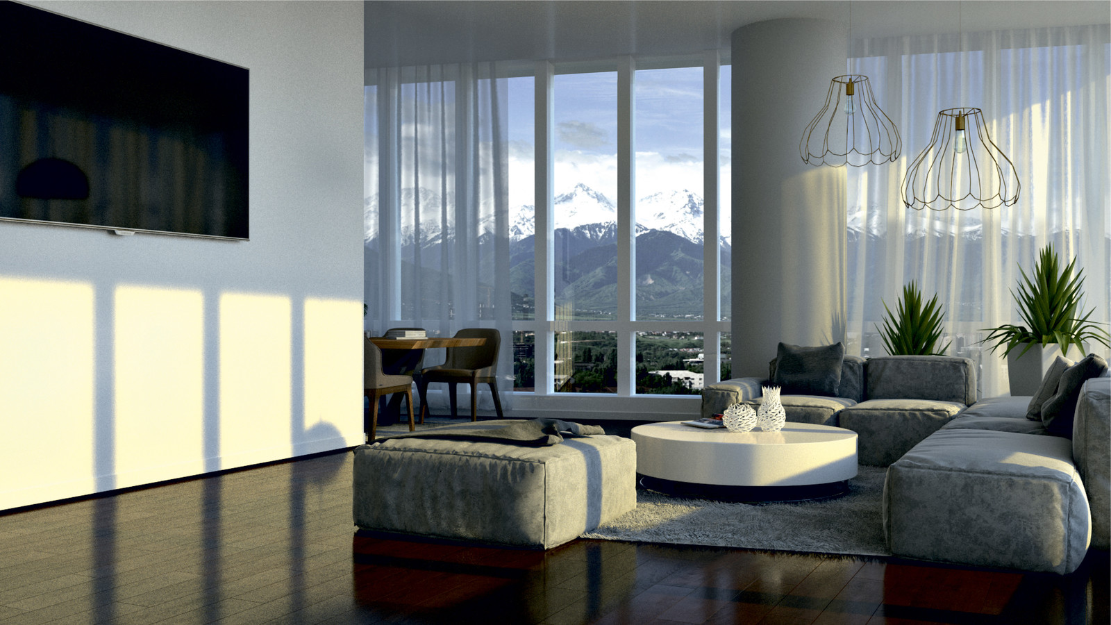 Дизайн интерьера квартиры в жилом комплексе “Esentai apartments”