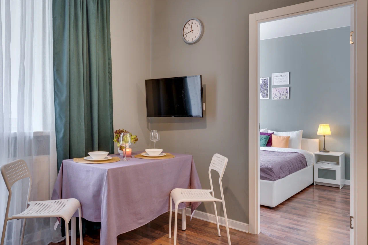 Хоумстейджинг квартиры для посуточной аренды в ЖК "Город"